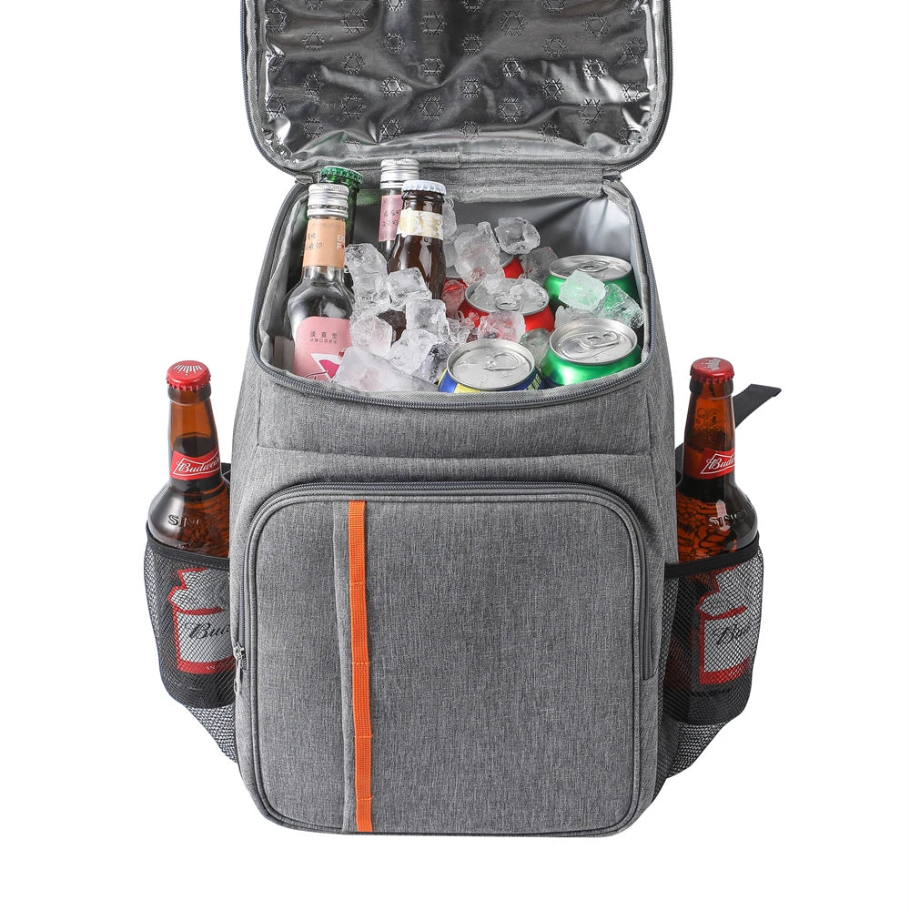 18L Portable Thermal Lunch Bag Food Box Durable Waterproof Cooler Ice Insulated Case Camping Oxford Dinner Backpacks Icebox