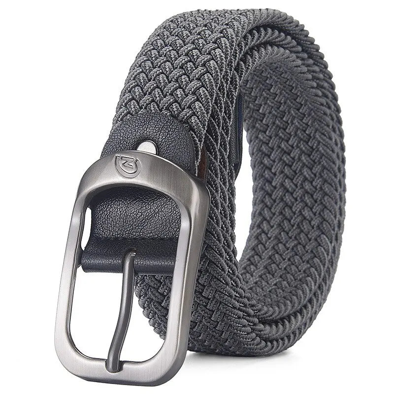 Men's Casual Woven Elastic Belt