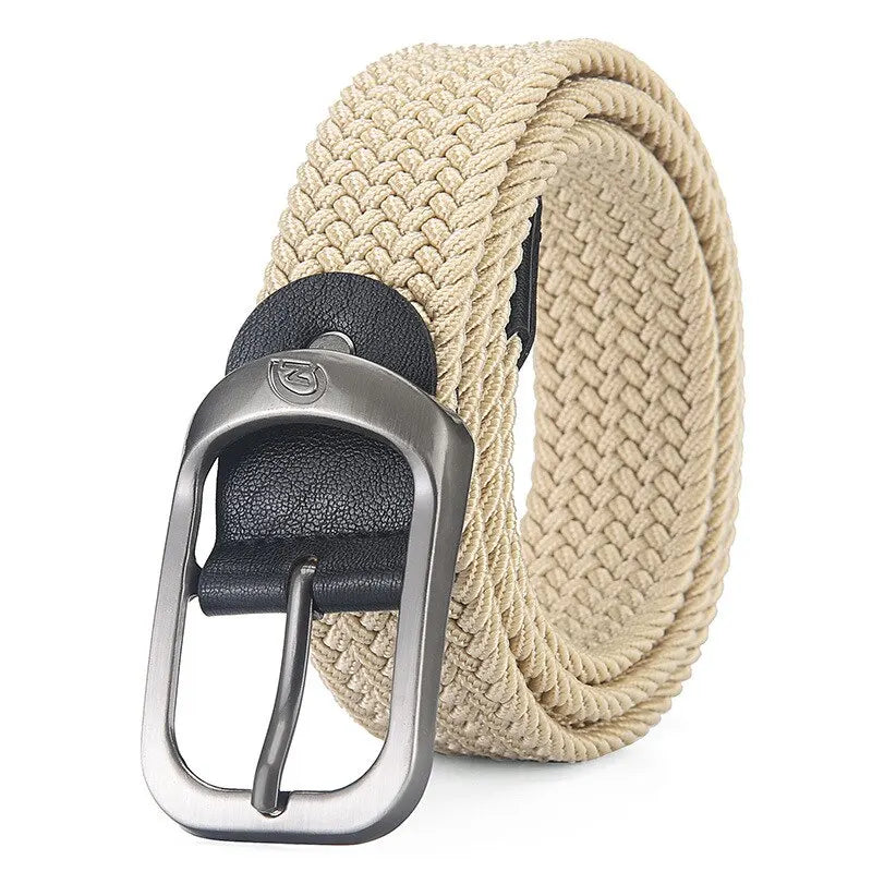 Men's Casual Woven Elastic Belt
