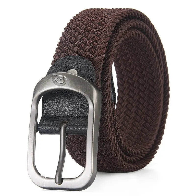 Men's Casual Woven Elastic Belt