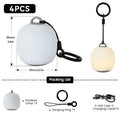 WESTTUNE Portable Camping Lantern Rechargeable LED Picnic Lamp MINI Egg-Shaped Squeeze Silicone Light for Outdoor Cozy Ambience