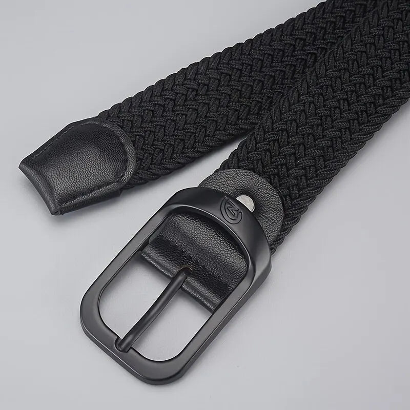 Men's Casual Woven Elastic Belt