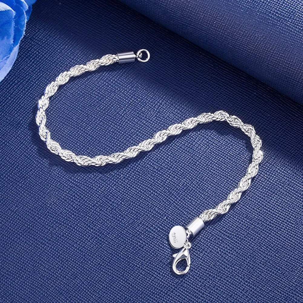 Gold Rope Chain Bracelet