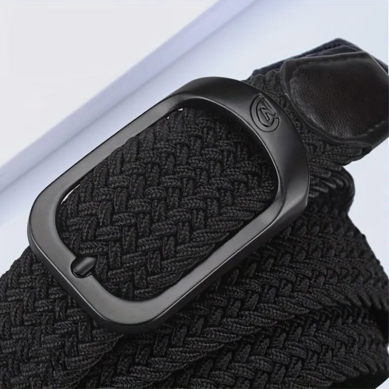 Men's Casual Woven Elastic Belt