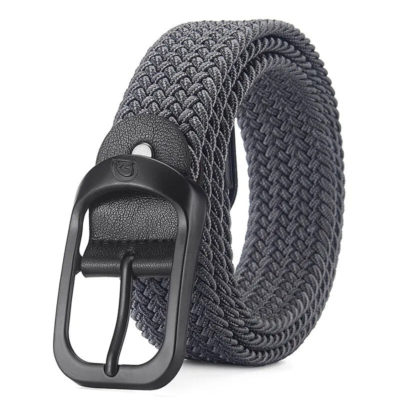 Men's Casual Woven Elastic Belt