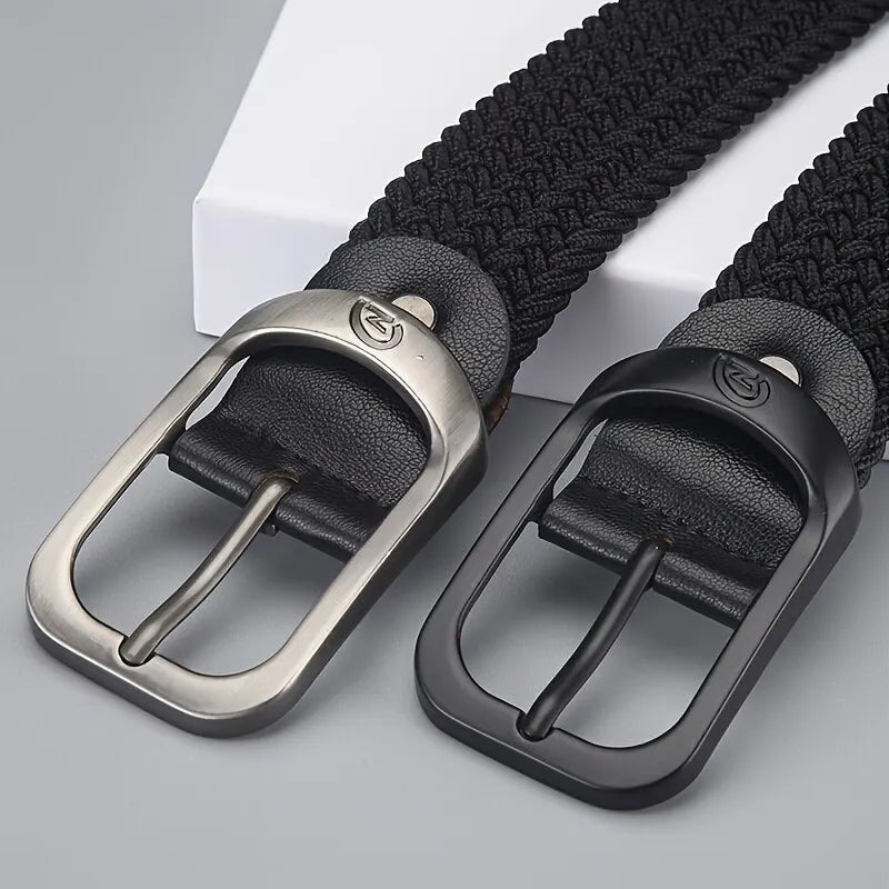 Men's Casual Woven Elastic Belt